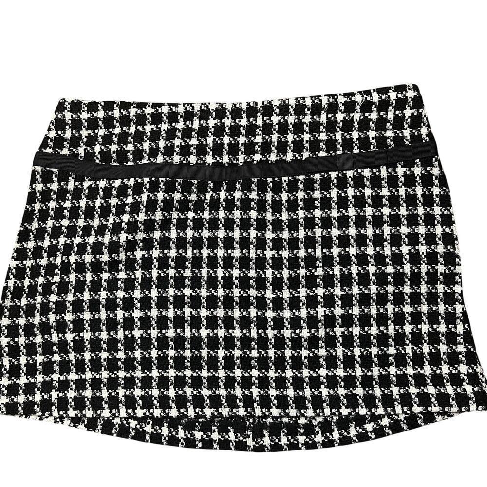 Y2K Exhilaration Tweed Mini Skirt Size 9 NWT
